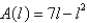A rectangle has perimeter   m. Express the area of the rectangle as a function   of the length   of one of its sides. A)    B)    C)    D)    E)   