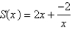 An open rectangular box with volume     has a square base. Express the surface area of the box as a function   of the length   of a side of the base. A)    B)    C)    D)    E)   