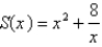 An open rectangular box with volume     has a square base. Express the surface area of the box as a function   of the length   of a side of the base. A)    B)    C)    D)    E)   