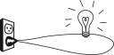   In the 110-V circuit shown, A) 110 C of charge flow through the lamp every second. B) 110 J of energy are converted to heat and light in the circuit every second. C) 110 J of energy are given to each coulomb of charge making up the current in the circuit. D) 110 J of energy are shared among all the coulombs in the circuit at any instant. E) none of the above.
