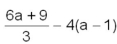 <strong>Simplify: </strong> A) -2a + 13 B) -2a - 1 C) -2a + 7 D) 2a + 7 E) 2a - 1