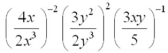 <strong>Simplify the following: </strong> A) B) C) D) E)