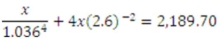 <strong>Solve for the unknown rounded to the nearest dollar. </strong> A) 1,500 B) 2,500 C) 1,750 D) 3,750 E) 875