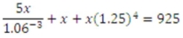 <strong>Solve for the unknown rounded to the nearest cent. </strong> A) 108.74 B) 98.44 C) 68.41 D) 15.25 E) 88.67