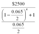 <strong>Evaluate </strong> A) $43.31 B) $38.03 C) $86.61 D) $83.98 E) $48.51