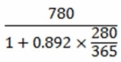 <strong>Determine the final value of </strong> A) 463.11 B) 475.23 C) 680.12 D) 925.44 E) 880.81