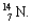 Calculate the energy released in the process of decay of   into   [Note: 1 u = 931.5 MeV/c<sup>2</sup>.]