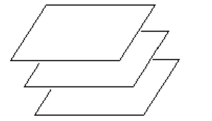 Solve the problem. -Three planes are parallel as illustrated below. Is the system consistent, inconsistent, or dependent?   A) consistent, not dependent B) consistent, dependent C) inconsistent
