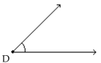 Classify the angle as acute, right, obtuse, or straight. -  A) Obtuse B) Right C) Straight D) Acute