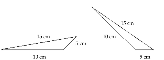 Determine whether the pair of triangles is congruent. -  A) congruent B) not congruent