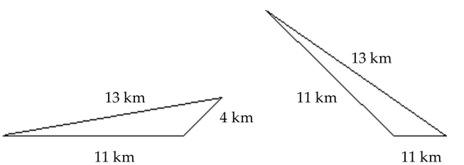 Determine whether the pair of triangles is congruent. -  A) congruent B) not congruent