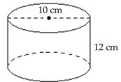  Find the volume of the solid. For the cylinder, usee cylinder, use  \pi \approx \frac { 22 } { 7 }  -  A)   78 \frac { 4 } { 7 } \mathrm { cu }  \mathrm { cm }  B)   3771 \frac { 3 } { 7 } \mathrm { cu }  \mathrm { cm }  C)   314 \frac { 2 } { 7 } \mathrm { cu }  \mathrm { cm }  D)   942 \frac { 6 } { 7 } \mathrm { cu }  \mathrm { cm }