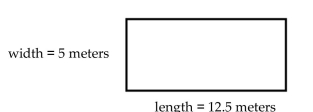  Find the ratio described as a fraction in simplest form. -Find the ratio of the width to the perimeter of the rectangular garden sketched below.   A)   \frac { 5 } { 14 }  B)   \frac { 2 } { 7 }  C)   \frac { 1 } { 7 }  D)   \frac { 2 } { 5 }