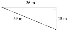  Find the ratio described as a fraction in simplest form. -Find the ratio of the shortest side to the perimeter of the right triangle.   A)   \frac { 1 } { 6 }  B)   \frac { 2 } { 5 }  C)   \frac { 13 } { 30 }  D)   \frac { 5 } { 13 }