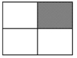  Determine what percent of the figure is shaded. -  A) 75% B) 10% C) 25% D)   33 \frac { 1 } { 3 } \%