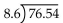 Divide. -  A) 89 B) 8.9 C) 9.9 D) 0.89