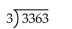 Divide. -  A) 1119 R 1 B) 1119 C) 1121 D) 1121 R 2