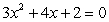 What is the number of distinct real solutions for the equation ?   A) 0 B) 1 C) 2 D) 3