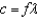 When the formula   is changed to   , the c represents the constant symbol for: A)  wavelength B)  frequency C)  amplitude D)  the speed of light