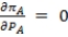 In a Bertrand competition, with differentiated goods in a market structure of two firms, firm A's first-order condition can be expressed as: A)    . B)    . C)    . D)    .