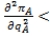 In a Cournot market structure with two firms, firm A's second-order condition sufficient for maximization is: A)    0. B)    0. C)    . D)    .