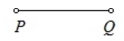 Identify the figure.   A) Line B) Ray C) Half line D) Open segment