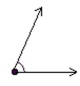 Classify the angle as acute, right, obtuse, or straight.   A) Right B) Straight C) Acute D) Obtuse