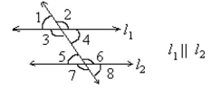 Identify angles 2 and 7 as alternate interior, alternate exterior, corresponding, or vertical.   A) Alternate exterior B) Alternate interior C) Corresponding D) Vertical
