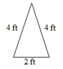 Classify the triangle according to sides.   A) Equilateral B) Scalene C) Isosceles