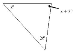 Find the value of   .   A) 42 B) 21.75 C) 19.5 D) 44.25