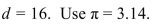 Find the circumference and area of the circle if    
