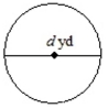 Find the circumference and area of the circle if    