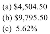 <strong>Find (a)the discount, (b)the amount of money received, and (c)the true interest rate. P = $13,000, r = 3.5%, t = 9 years</strong> A)   B)   C)   D)   <div style=padding-top: 35px> 