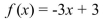 Graph the linear function.   A)    B)    C)    D)   