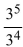 Simplify and write the answer in exponential notation using positive exponents. Then evaluate.  