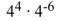 Simplify and write the answer in exponential notation using positive exponents. Then evaluate.  