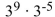 Simplify and write the answer in exponential notation using positive exponents.   A)    B)    C)    D)   