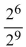 Simplify and write the answer in exponential notation using positive exponents. Then evaluate.  