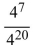 Simplify and write the answer in exponential notation using positive exponents.  