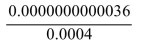 Write each number in scientific notation and then divide. Give the answer in scientific notation.   A)    B)    C)    D)   