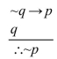 Determine the validity of the following argument.   A) Invalid B) Valid