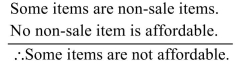 Determine whether the argument is valid or invalid.   A) Valid B) Invalid