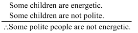 Determine whether the argument is valid or invalid.   A) Invalid B) Valid