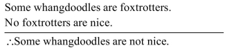 Determine whether the argument is valid or invalid.   A) Invalid B) Valid