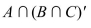 Draw a Venn diagram and shade the sections representing  