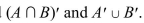 If   = {Bob, Ann, Mae, Eve, Dan, Pat, Tal, Liz},   = {Ann, Eve, Dan, Pat}, and B = {Bob, Ann, Mae, Eve} find   A) Both are {Bob, Mae, Eve, Dan, Pat} B)    C) Both are {Ann, Eve} D) Both are {Tal, Liz}