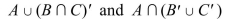 Determine whether the two sets are equal.  