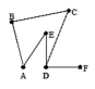 Find a Hamiltonian path.   A) F, D, C, B, A, E B) F, D, A, B, C, E C) E, A, D, C, B, A, D, F D) D, E, A, B, C, D, F