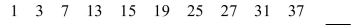 Use inductive reasoning to find a pattern, and then make a reasonable conjecture for the next number in the Sequence.   A) 39 B) 45 C) 41 D) 43
