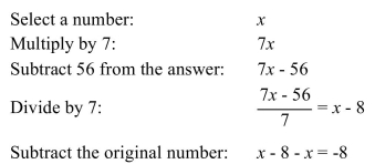 Final answer is always -8.